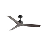 Load image into Gallery viewer, Skylark 52 in Matter Smart Ceiling Fan Without Light in Matte Black / Dark Brown — primary product photo