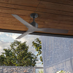 Load image into Gallery viewer, Skylark 52 in Matter Smart Ceiling Fan Without Light in Matte Black / Dark Brown — in-room lifestyle view