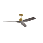 Load image into Gallery viewer, Skylark 52 in Matter Smart Ceiling Fan Without Light in Matte Champagne / Dark Brown — primary product photo