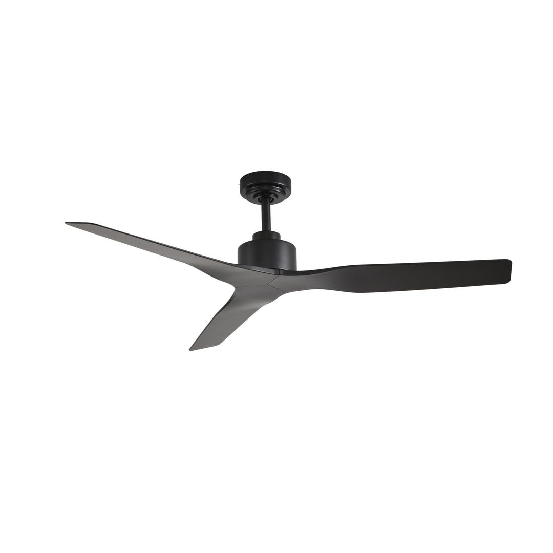 Skylark 52 in Matter Smart Ceiling Fan Without Light in Matte Black — primary product photo