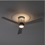 Load image into Gallery viewer, Moxy 52 in Matter Smart Cage Ceiling Fan with Light in Matte Black — in-room lifestyle view
