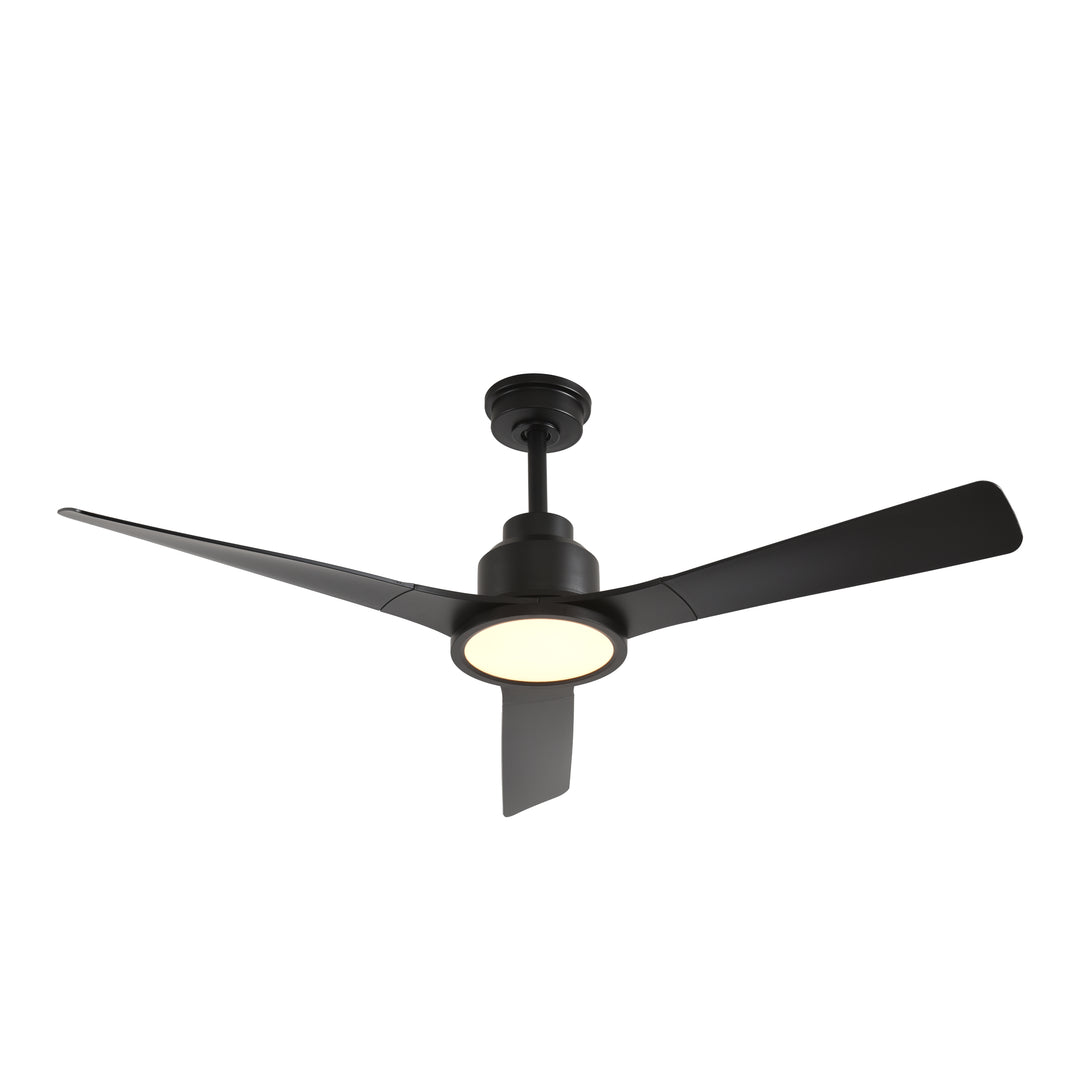 Trinity 52 in Matter Smart Ceiling Fan with Light