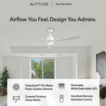Load image into Gallery viewer, Troy 60 in Covered Outdoor Ceiling Fan with Light in Matte White — feature overview
